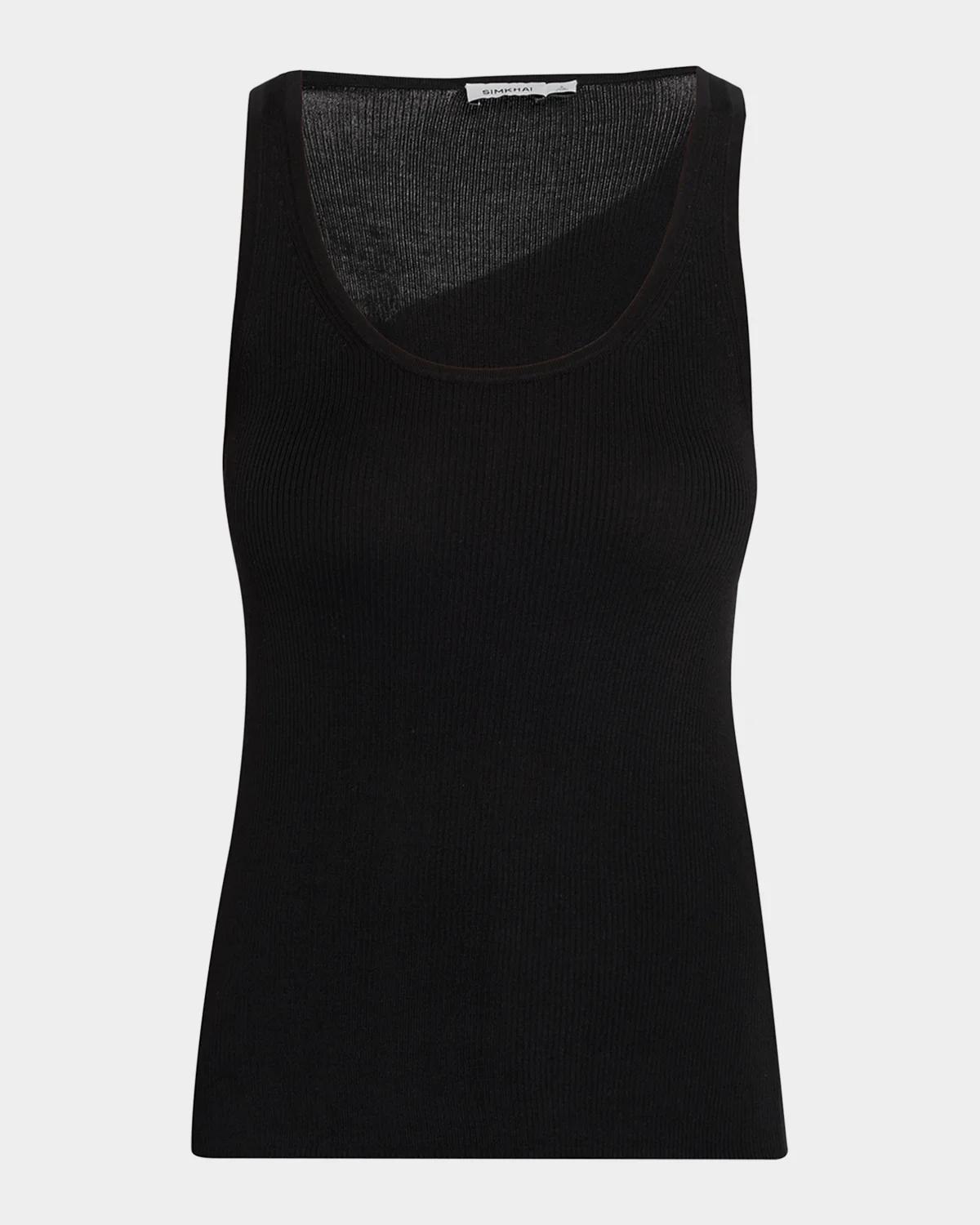 SIMKHAI Kioni Ribbed Tank Top