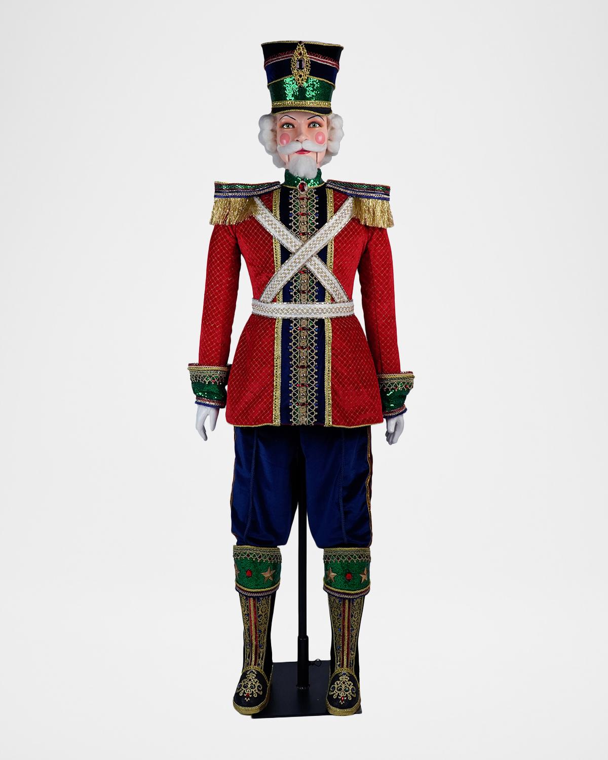 Katherine & Apos;s Collection Life-size Baron Wintermarch Nutcracker Christmas Decor