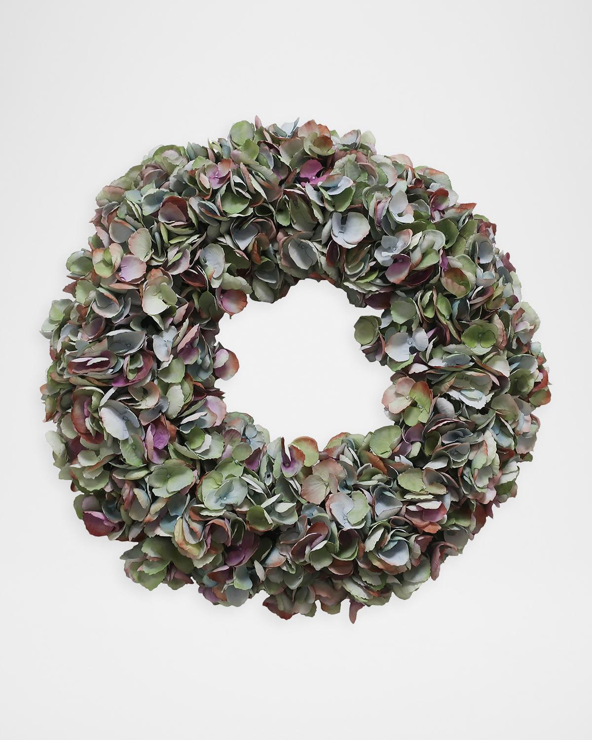 Winward Home Artificial Hydrangea Wreath
