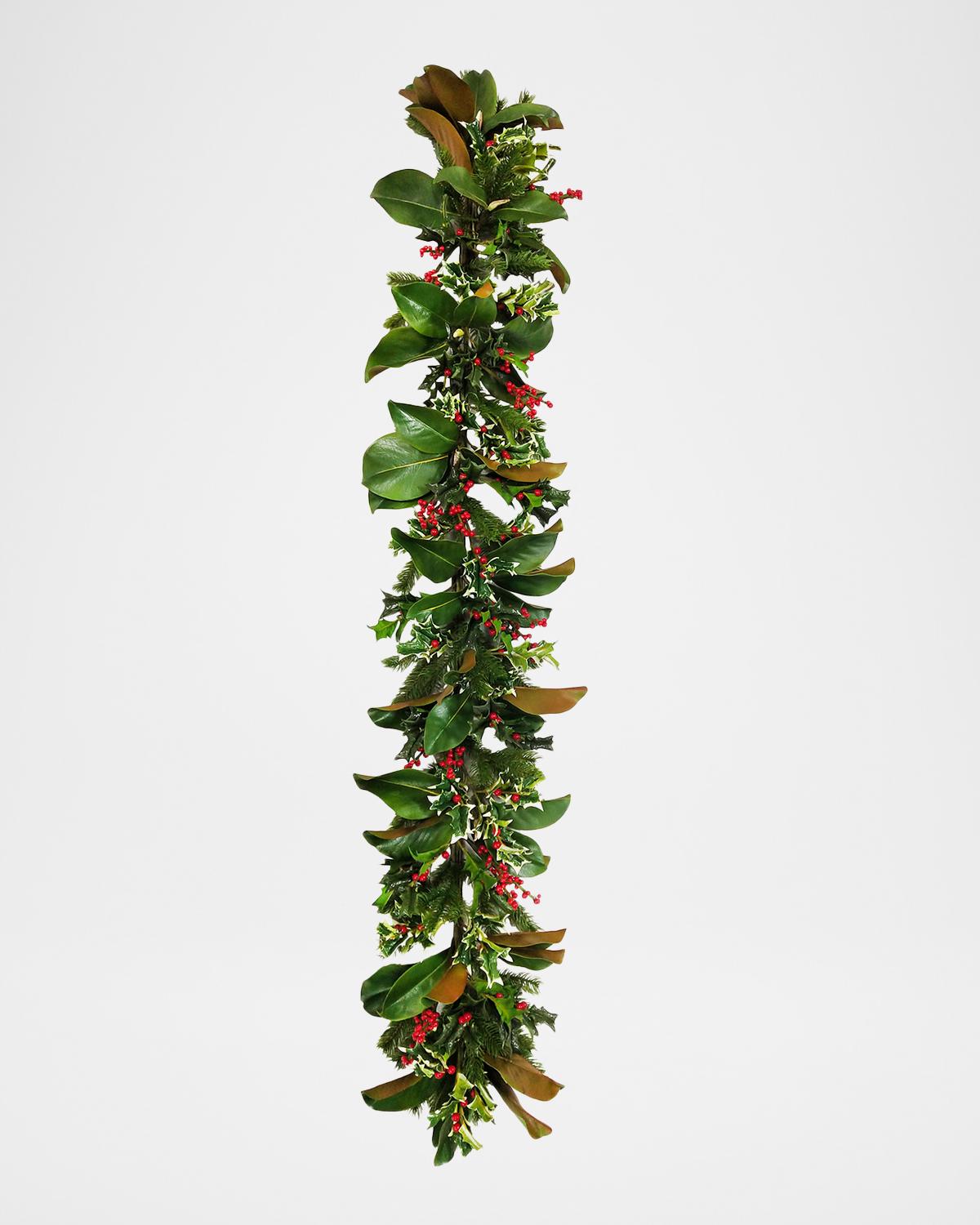 Winward Home Holiday Newness Faux-holly Holiday Garland