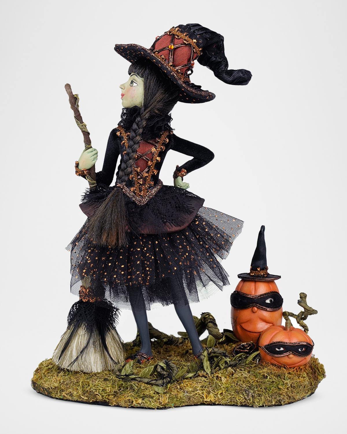 Katherine & Apos;s Collection Witch In Training Halloween Figurine