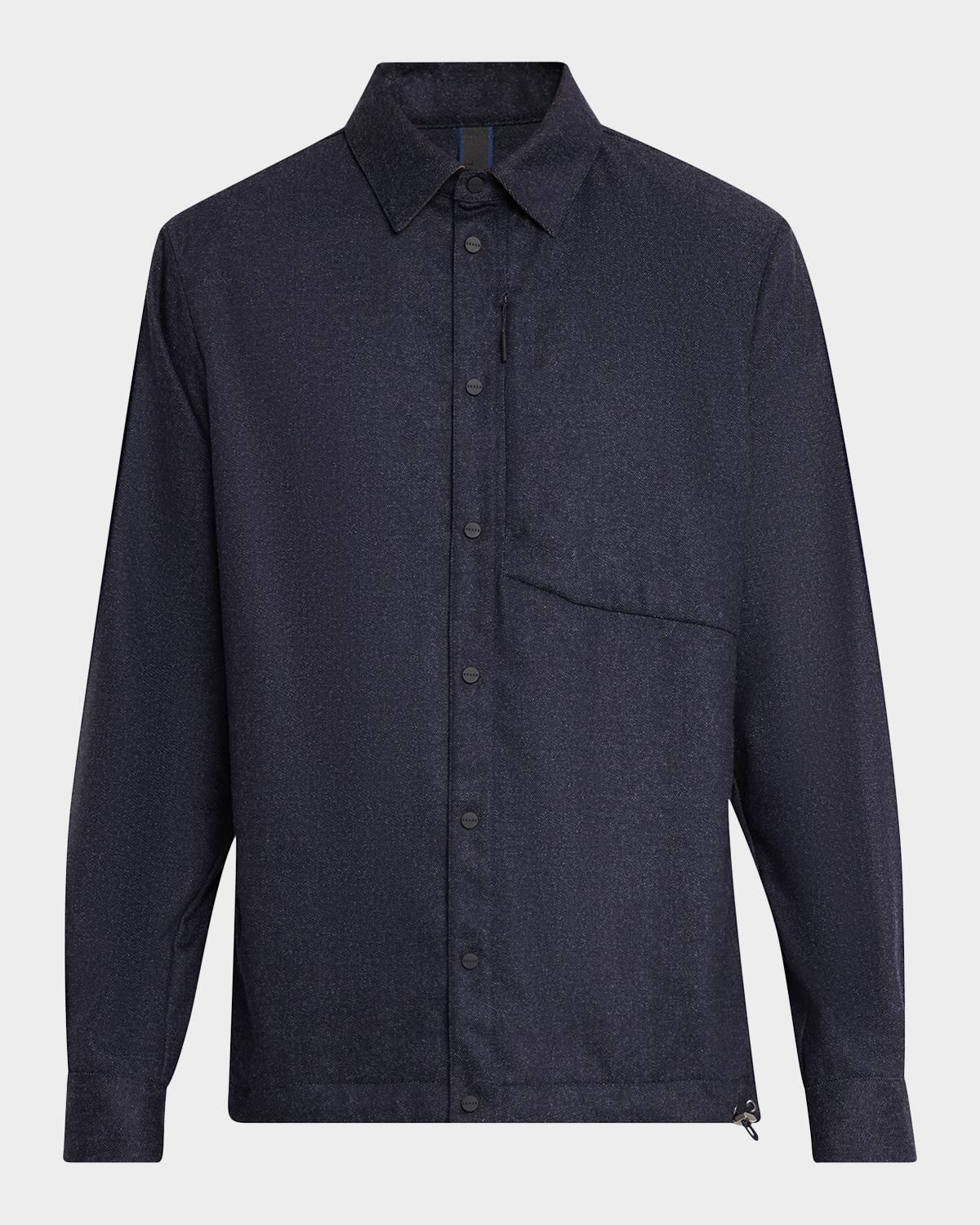 Sease Men's New Gate Drawstring Shirt