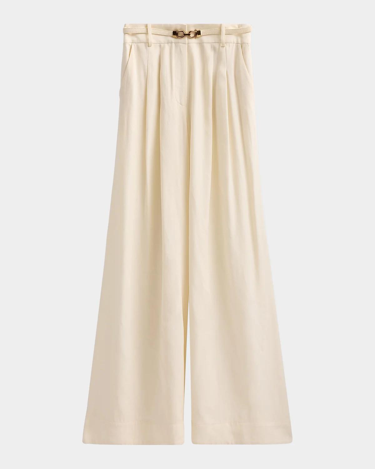 Zimmermann Belted Wide Leg Pants