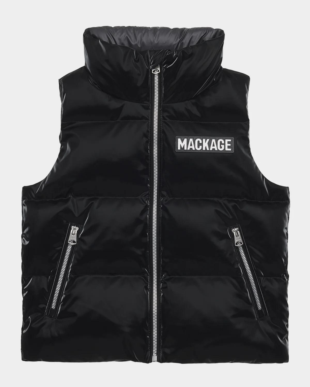Girl & apos;s Charlee-Glo High-Gloss Down Vest, Size 8-14