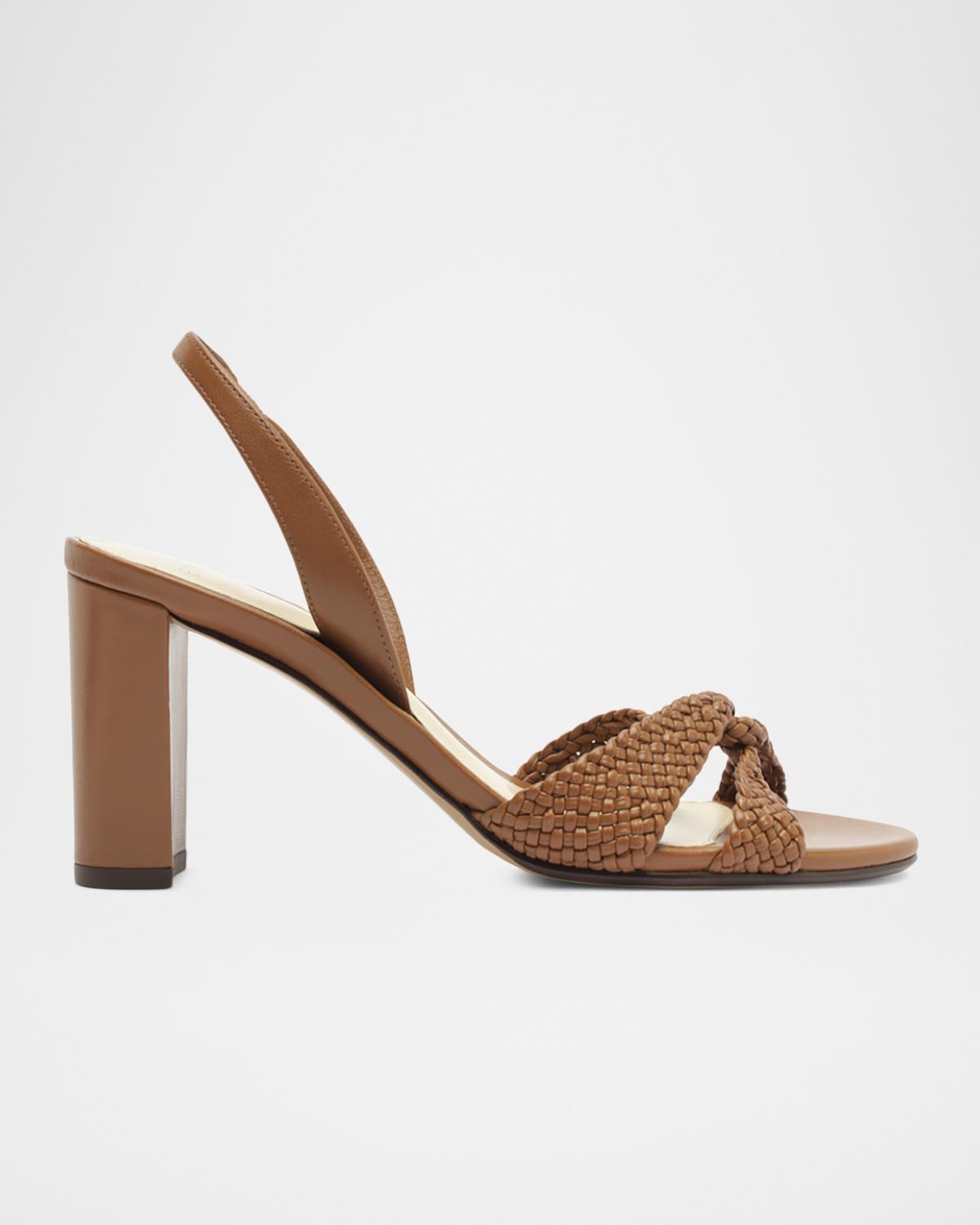 Alexandre Birman 75mm Sabrina Leather Sandals
