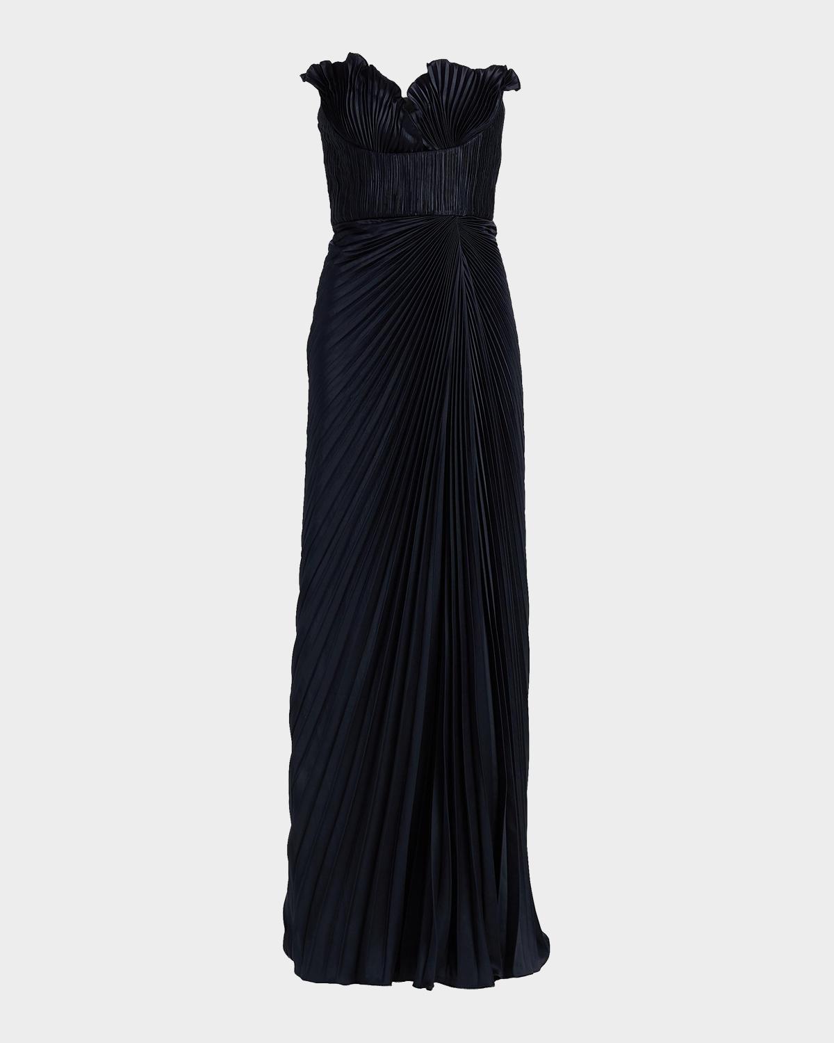 AMUR Kaylani Pleated Gown