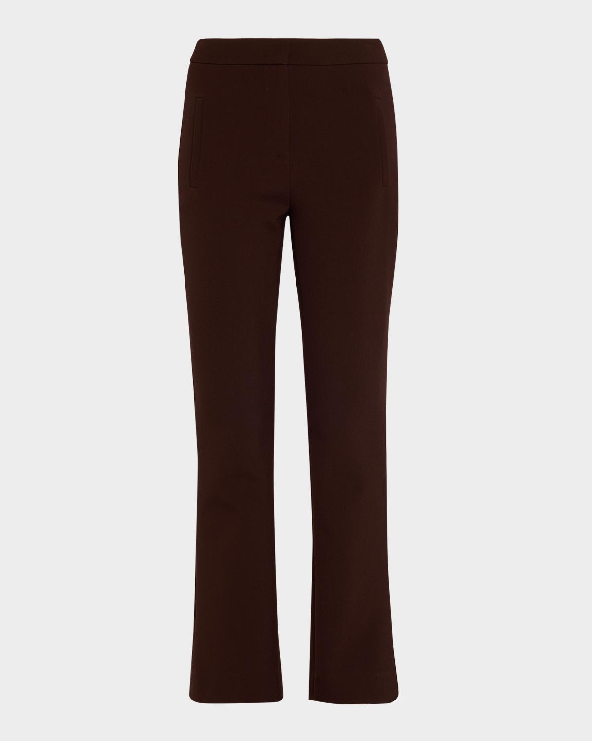 Arte Virgin Wool-Blend High-Rise Slim-Leg Pants