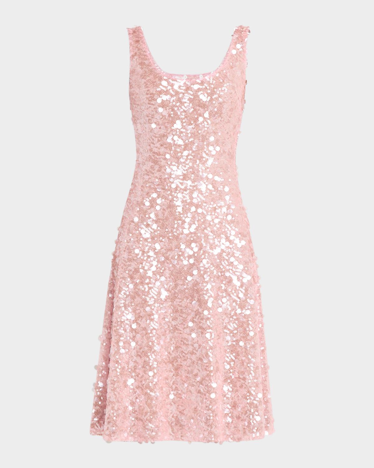 HELSI Isla Fit & Flare Sequin Midi Dress
