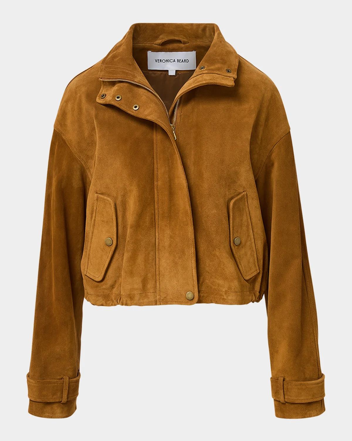 Veronica Beard Bateman Suede Jacket