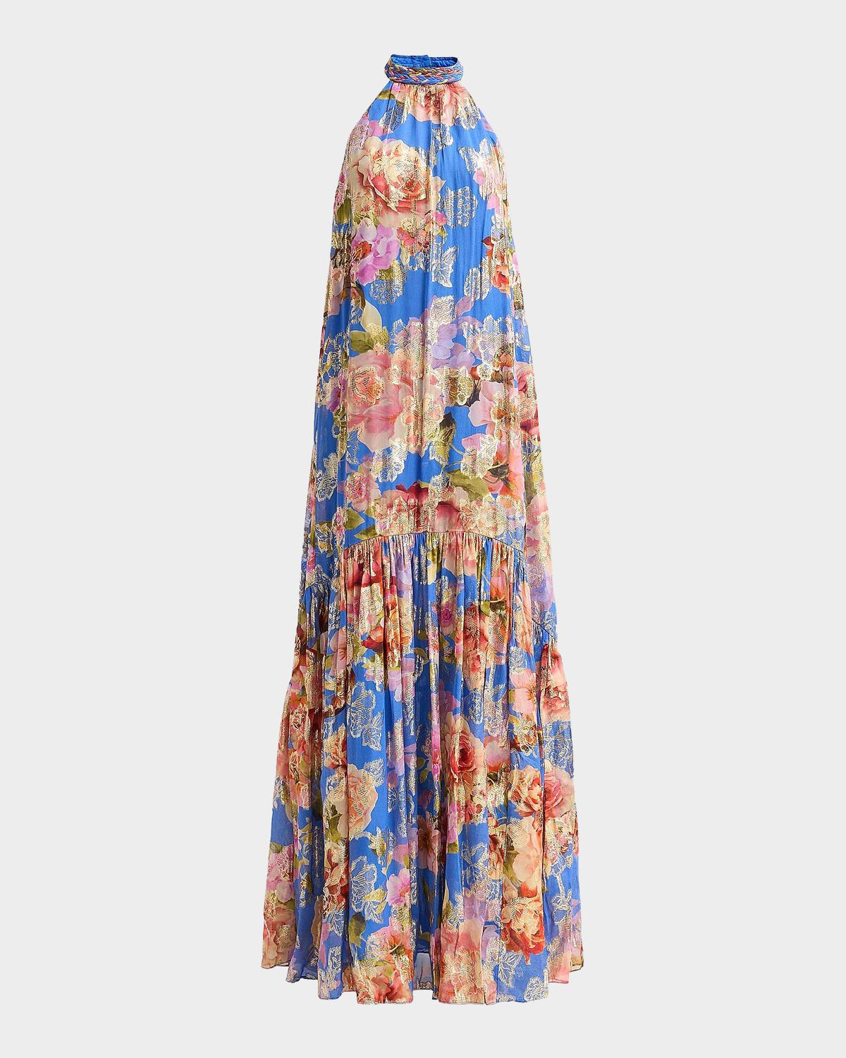 Hemant & Nandita Floral A-Line Maxi Dress