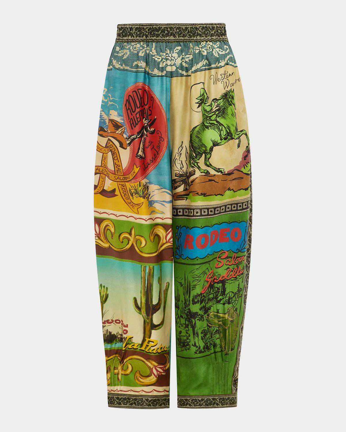 ALÉMAIS Ace Tapered Silk Pants