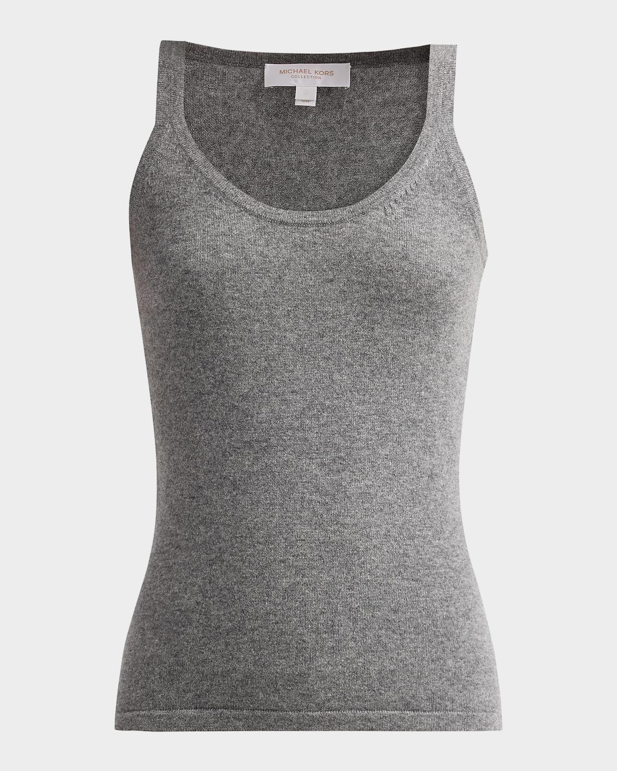 Michael Kors Scoopneck Cashmere-Blend Tank