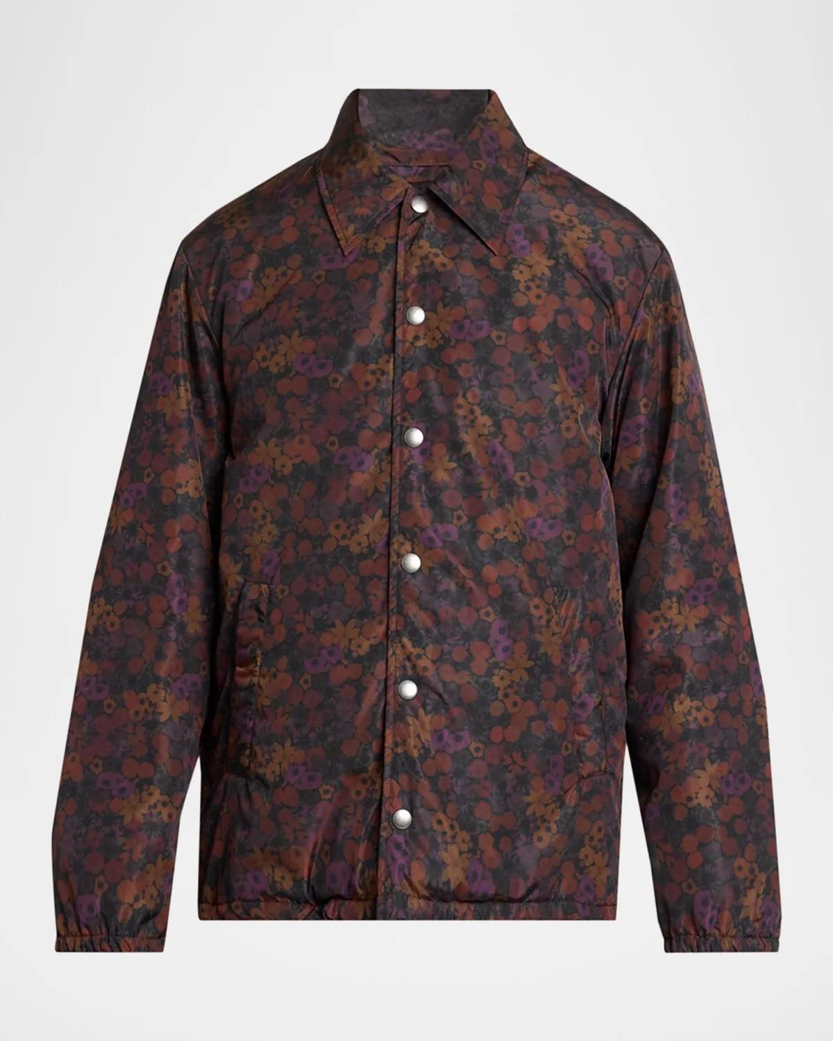 Dries Van Noten Men's Floral Bomber Jacket