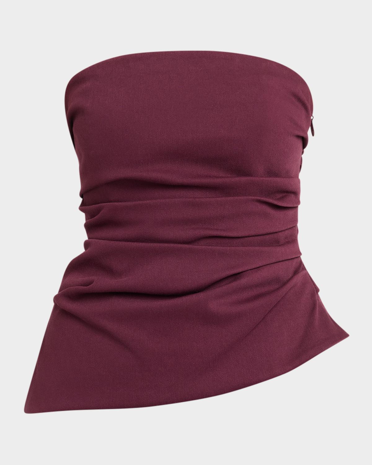 SIMKHAI Emerson Ruched Sleeveless Top