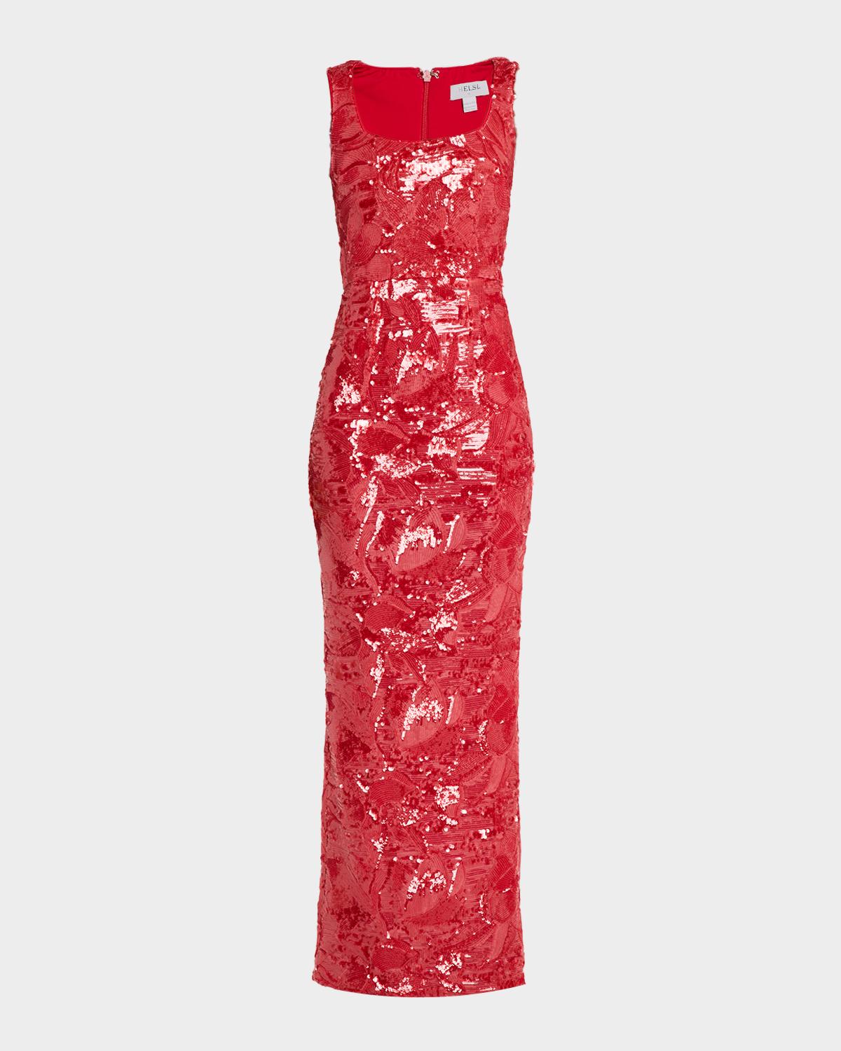 HELSI Iris Sequin Sleeveless Gown