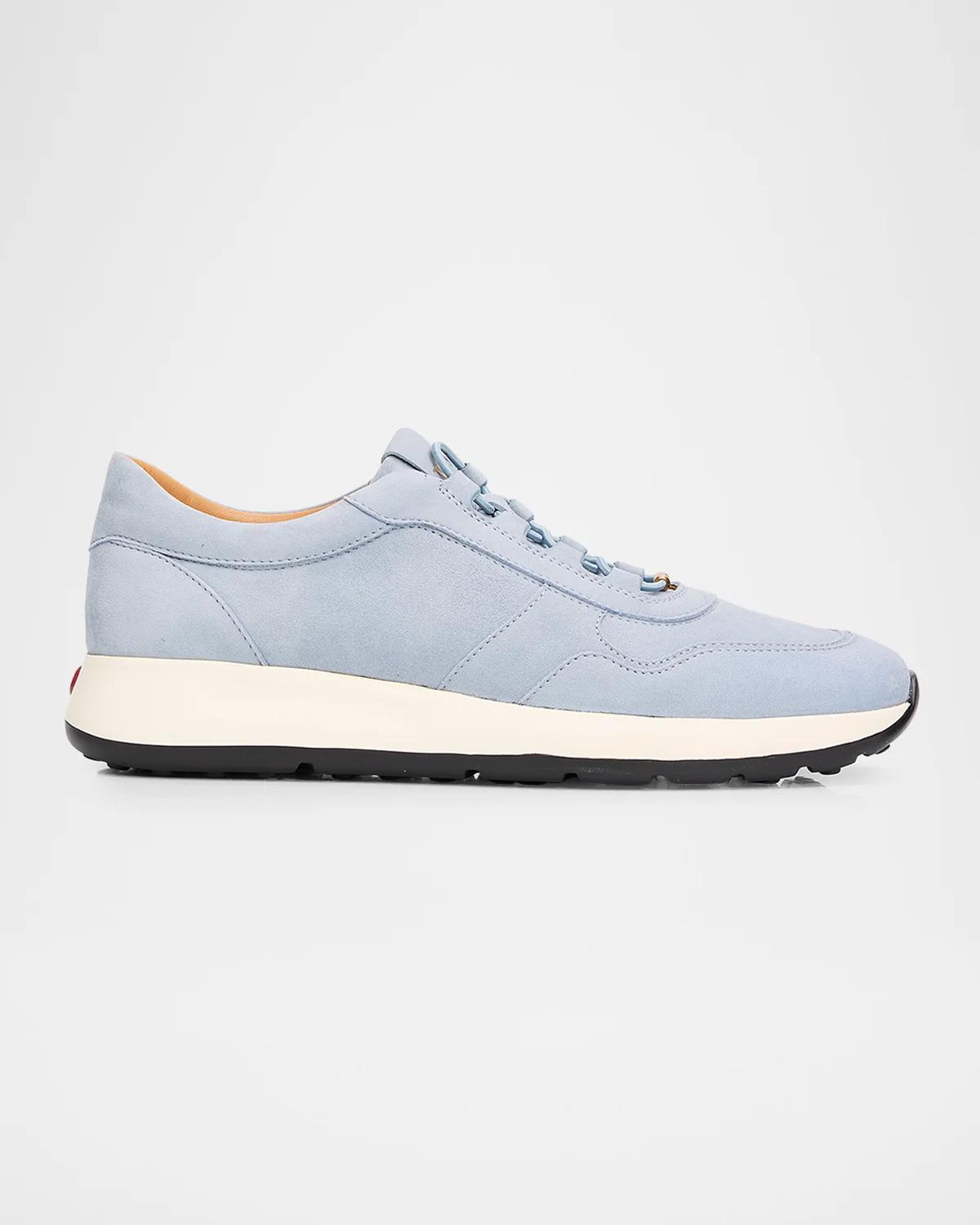 Tod & Apos;s Suede Low-top Sneakers In U006 Cielo