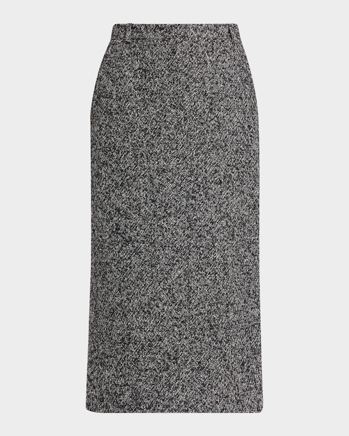 Michael Kors Collection Melange Midi Trouser Skirt