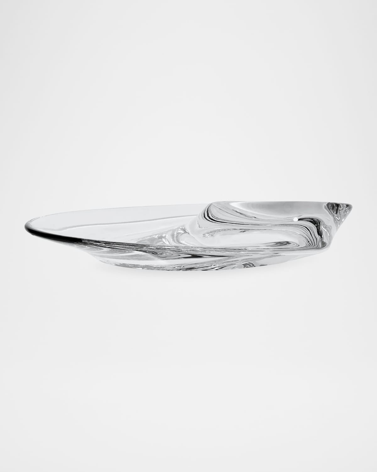 Zaha Hadid Design Swirl Crystal Bowl, Large