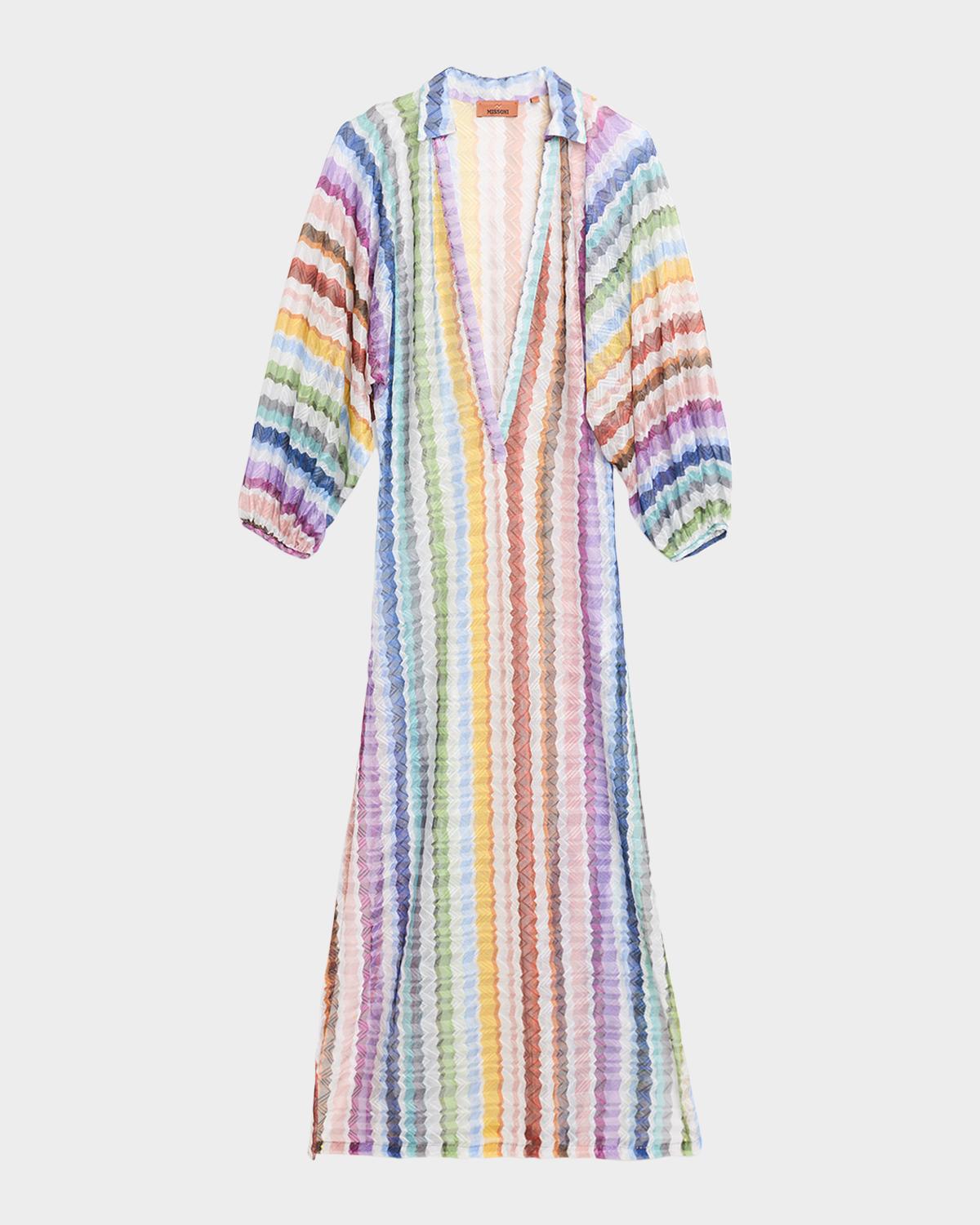 Missoni Zig Zag Knit Maxi Dress Coverup