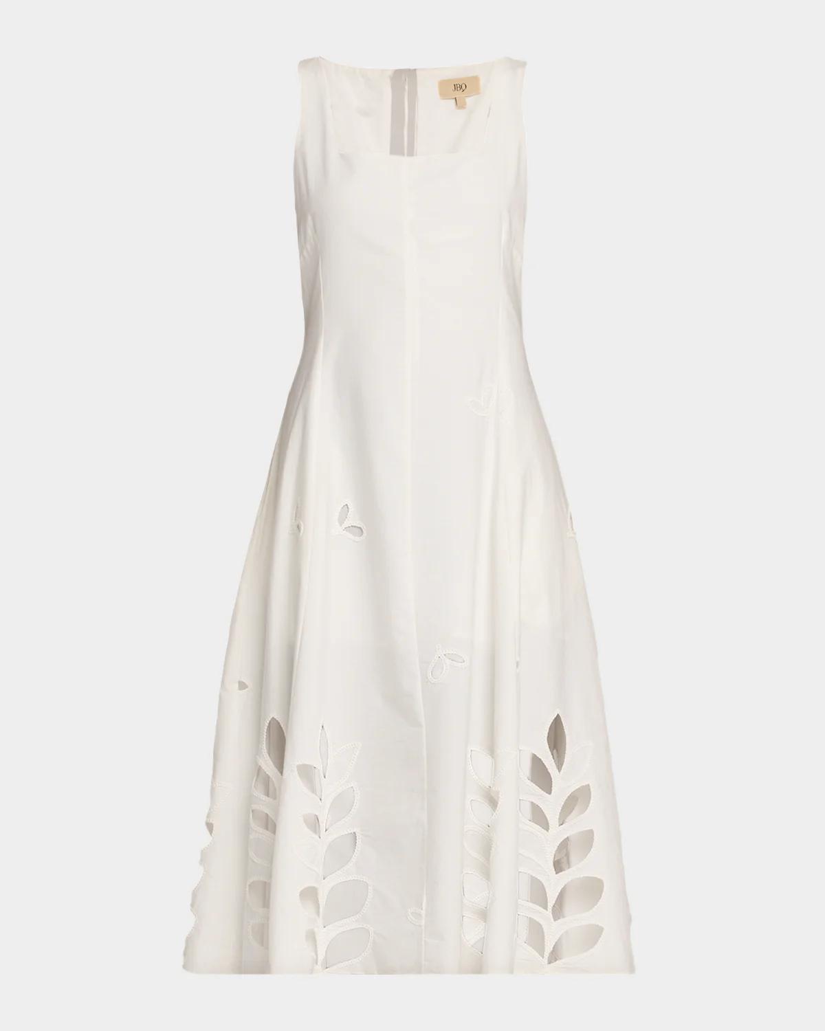 JBQ Zenna Embroidered Midi Dress