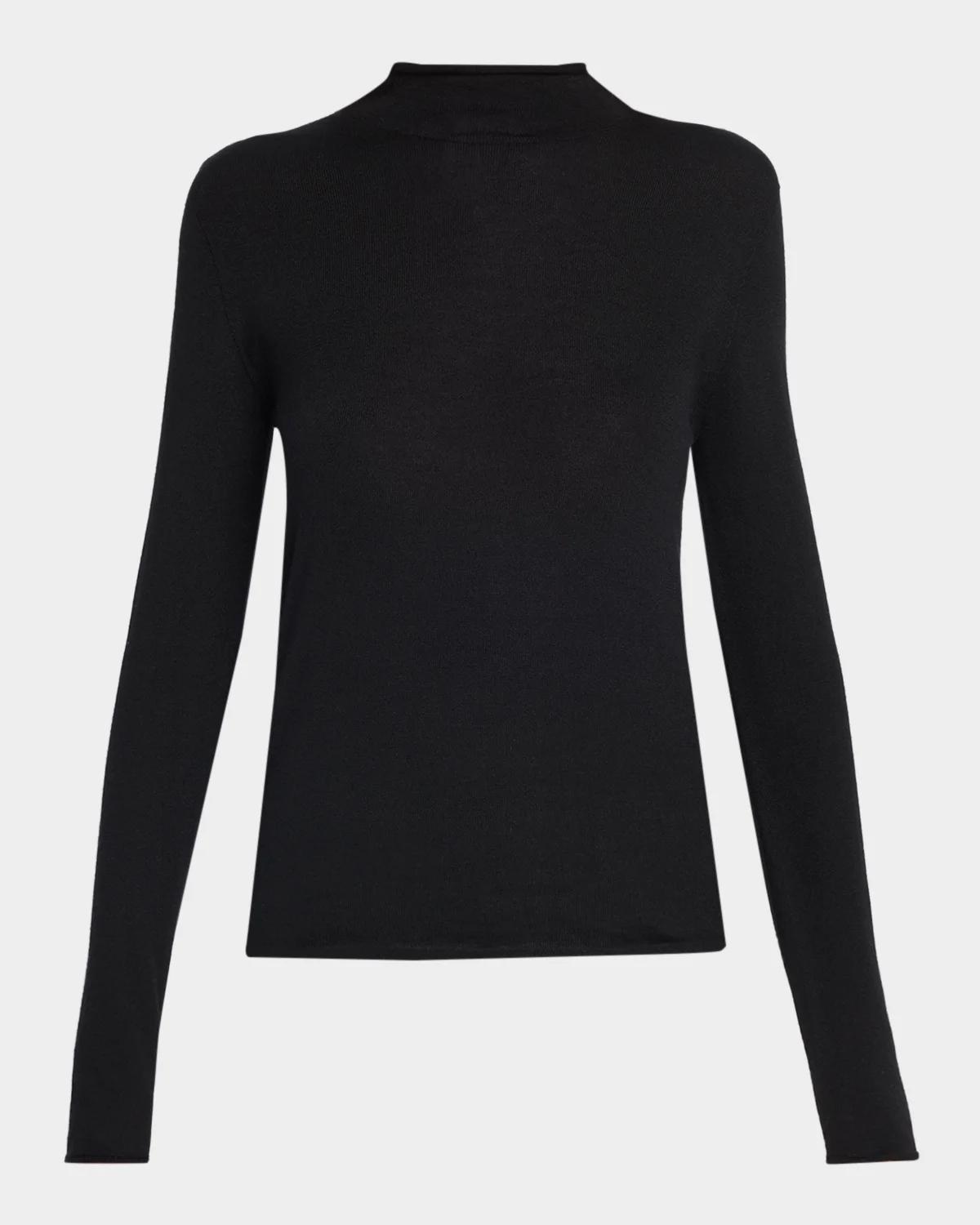 The Row Phaed Cashmere Mock-Neck Sweater