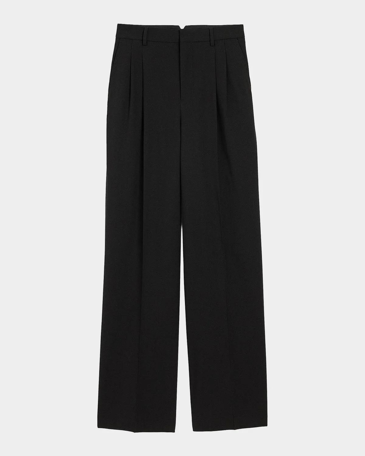 Ami Paris Zuit Wool Two-Pleat Trousers