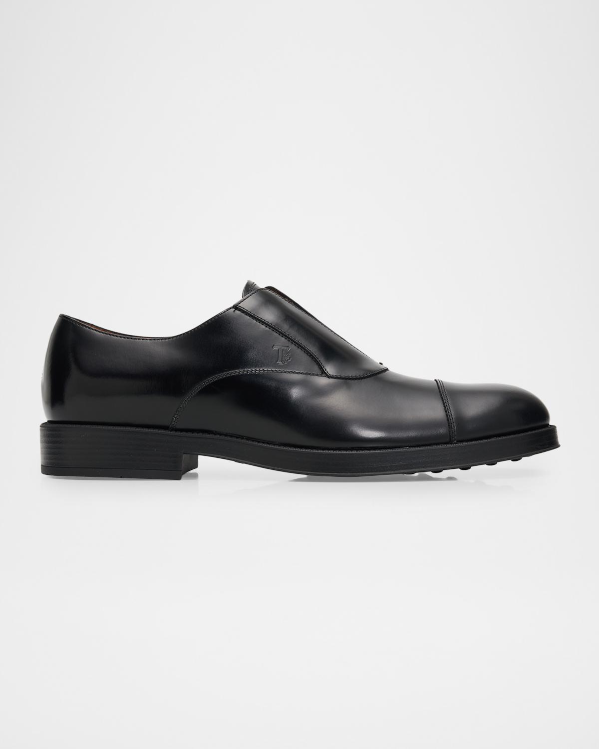Tod & Apos;s Men & Apos;s Leather Slip-on Oxford Loafers In Black