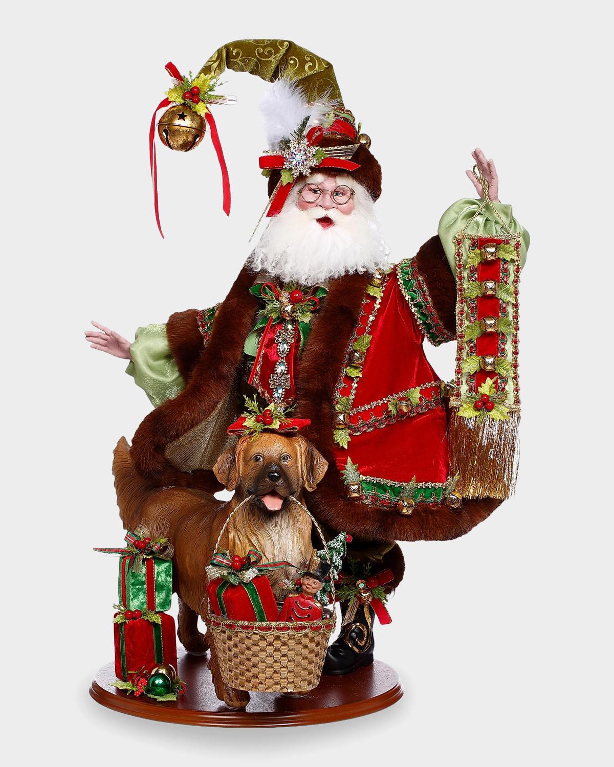 Mark Roberts Santa & Apos;s Best Friend Collectible Christmas Figure