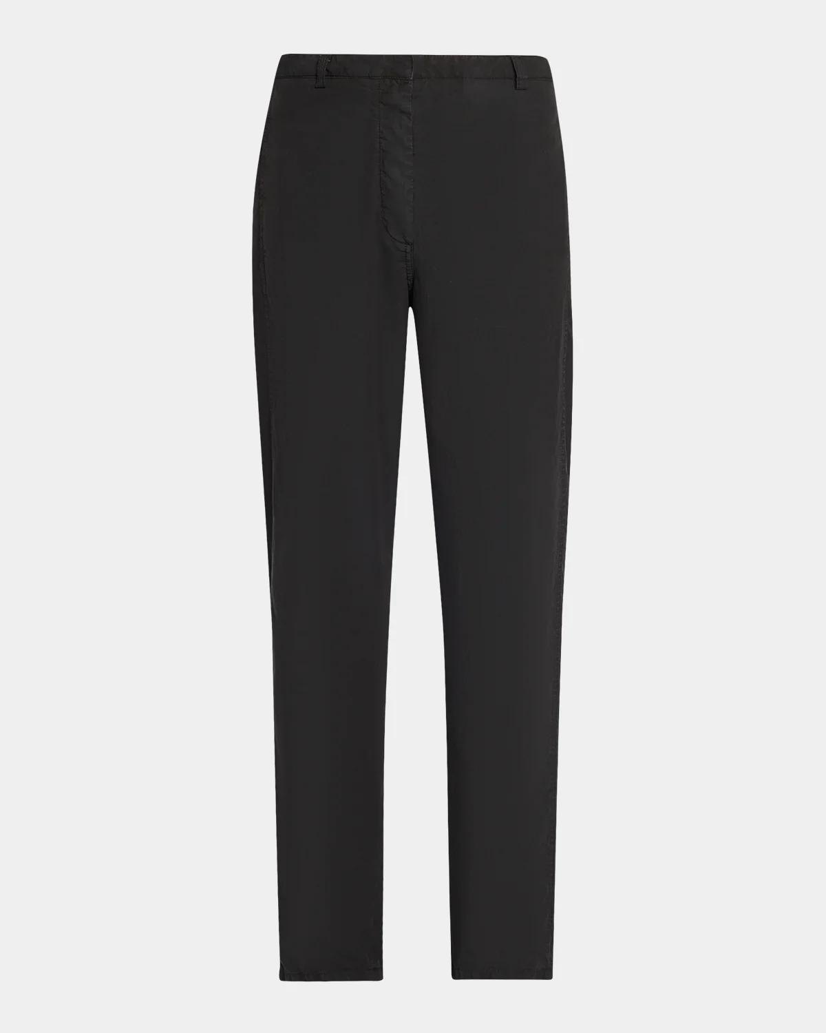 The Row Bayou Cotton Toile Barrel-Leg Pants