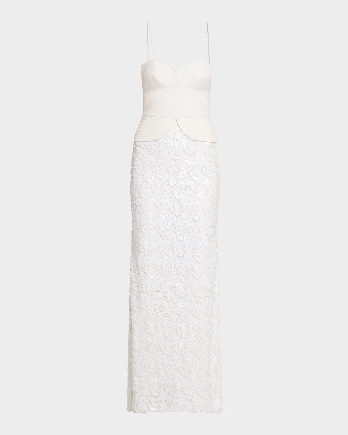 Acler Femme Fatale Pryde Column Maxi Dress