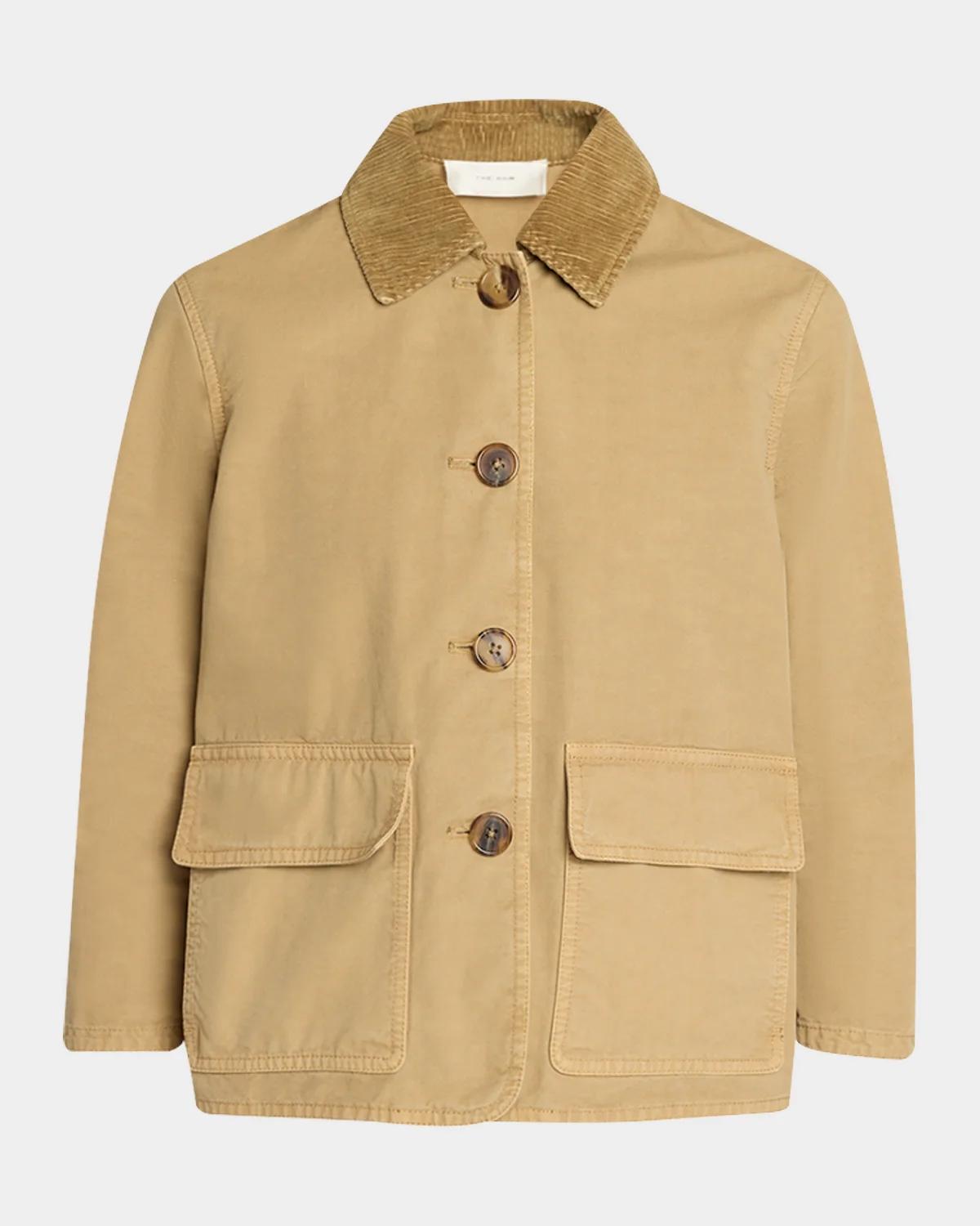 The Row Benka Cotton Shrunken Barn Jacket
