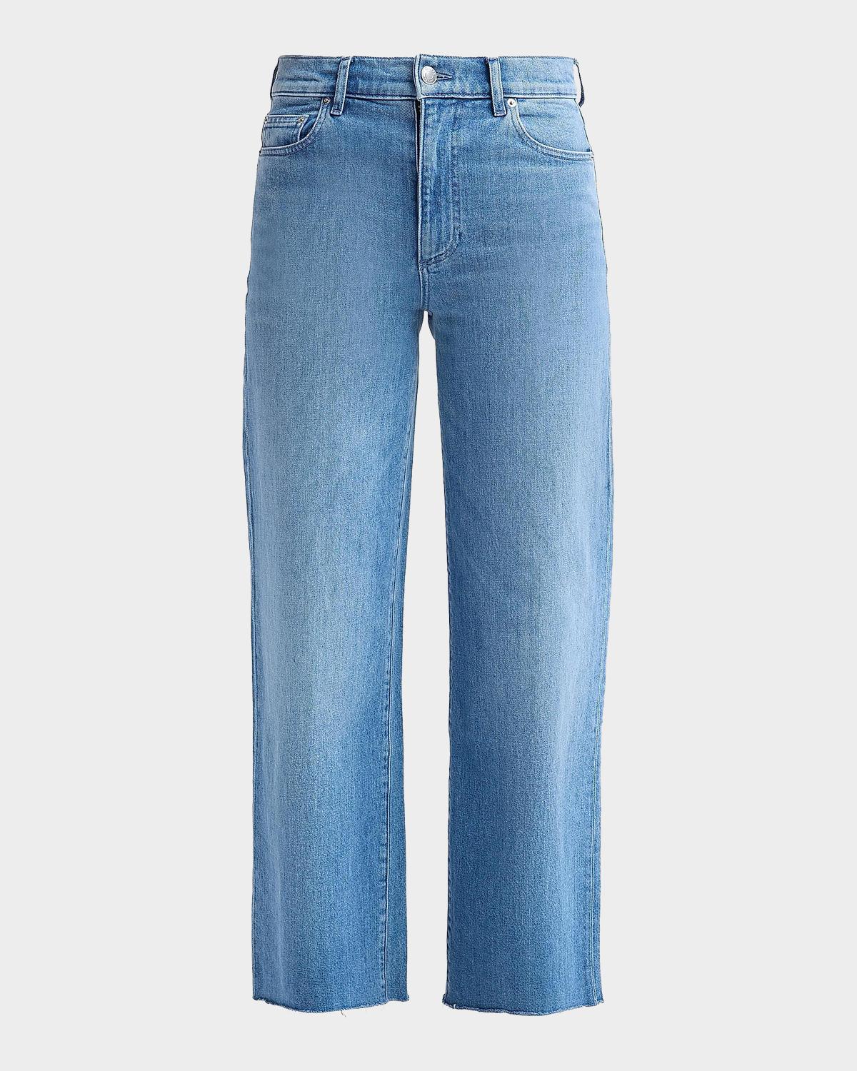 LE JEAN Petite Column High-Rise Jeans