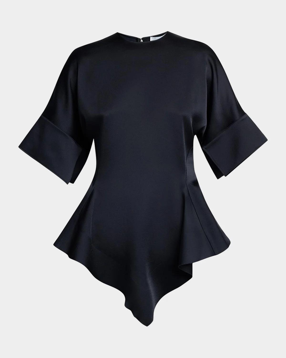 Stella McCartney Ruffled Satin Top