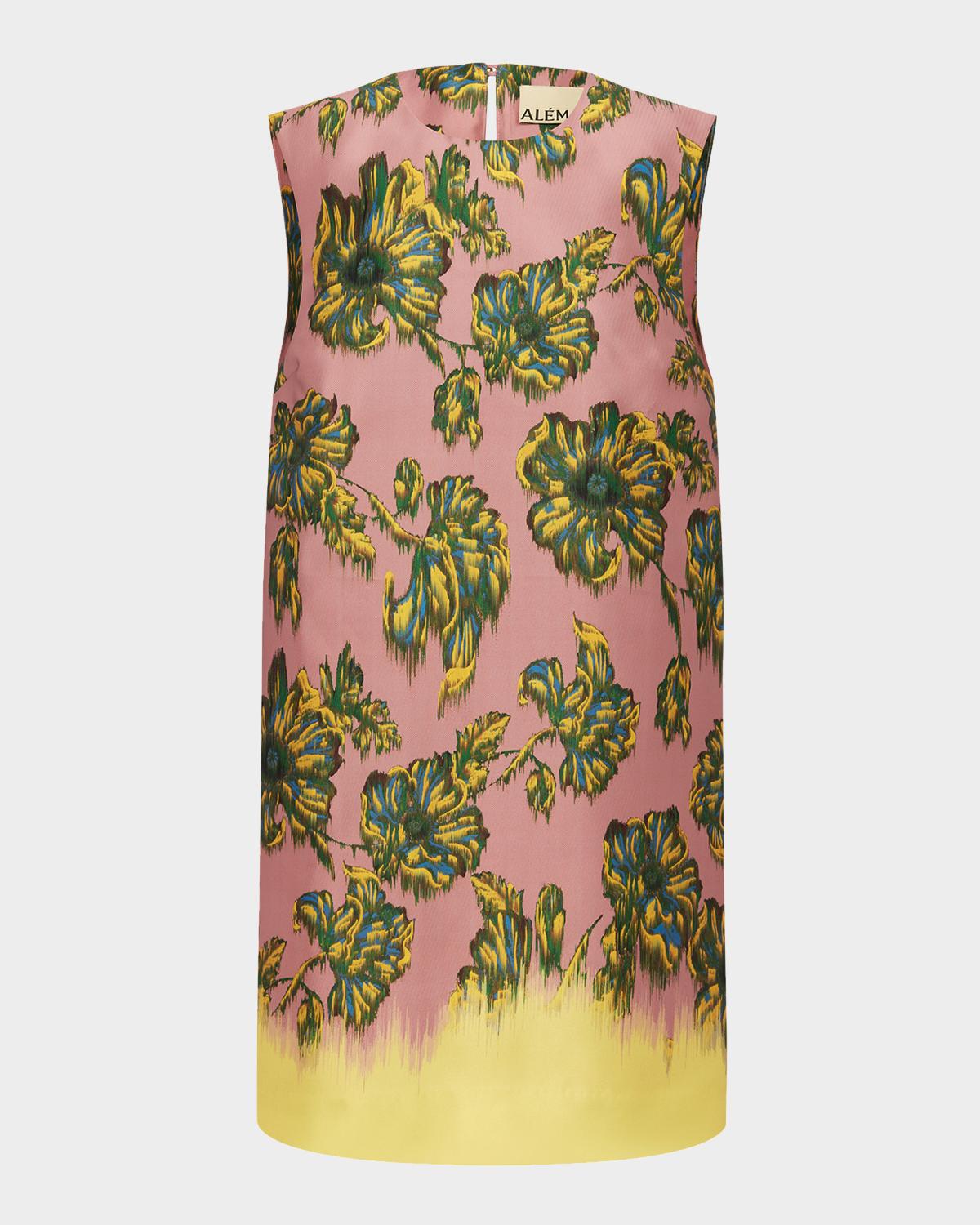 ALÉMAIS Faye Satin Mini Dress