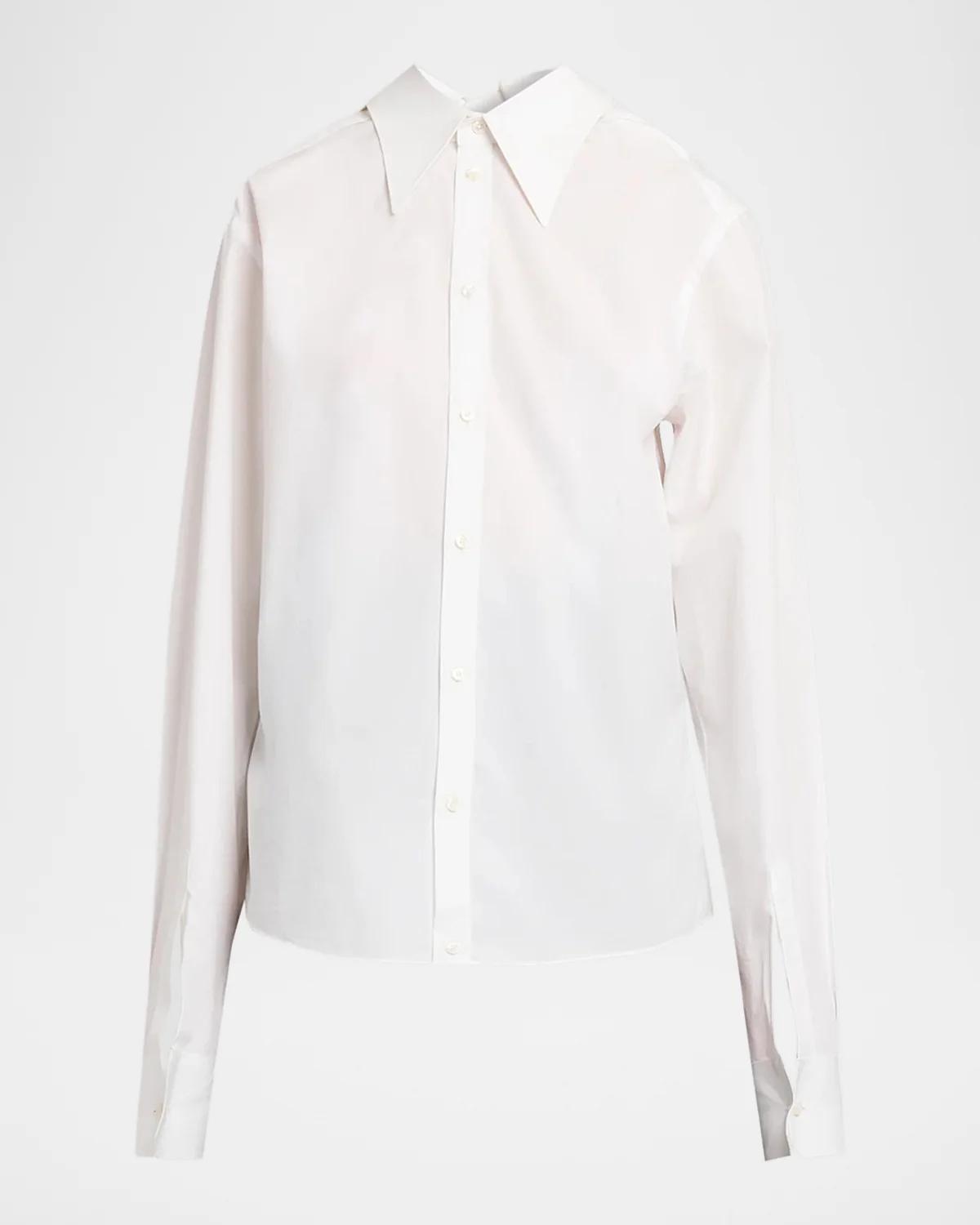 Poplin Cotton Slim Shirt