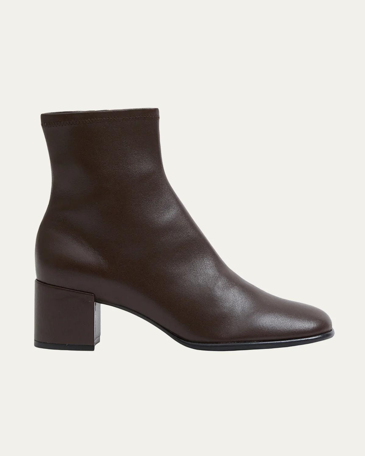 SIMKHAI Bianca Stretch Leather Ankle Boots