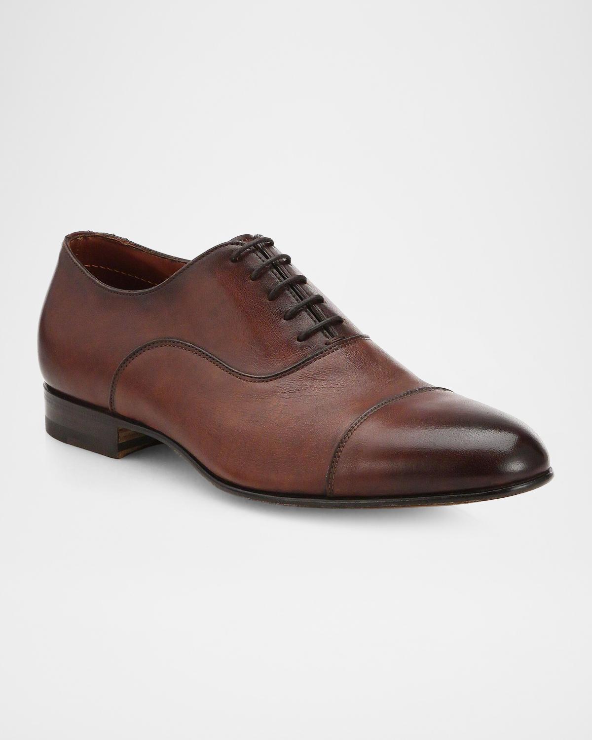 Santoni Men's Darian Leather Oxfords