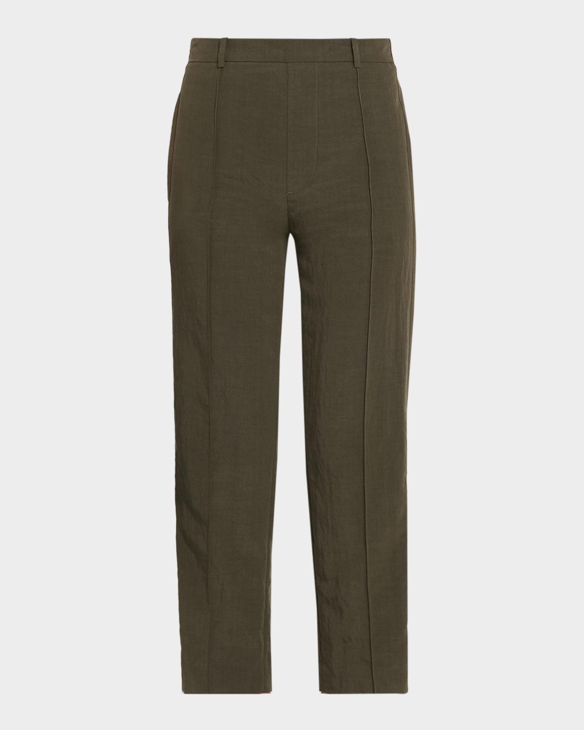 Vince Grace Pintuck Cropped Trousers