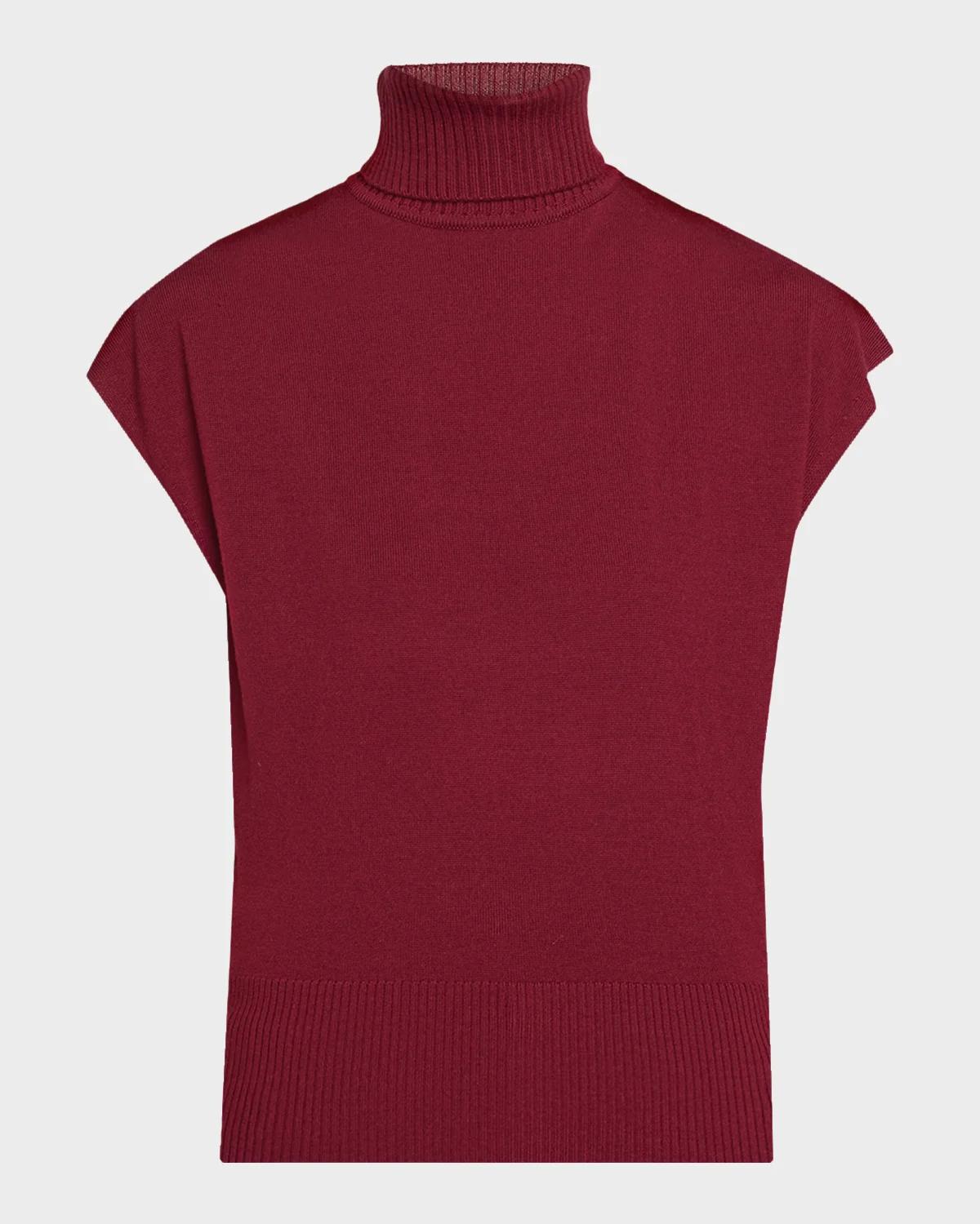 Ramy Brook Natalie Cap-Sleeve Wool Sweater
