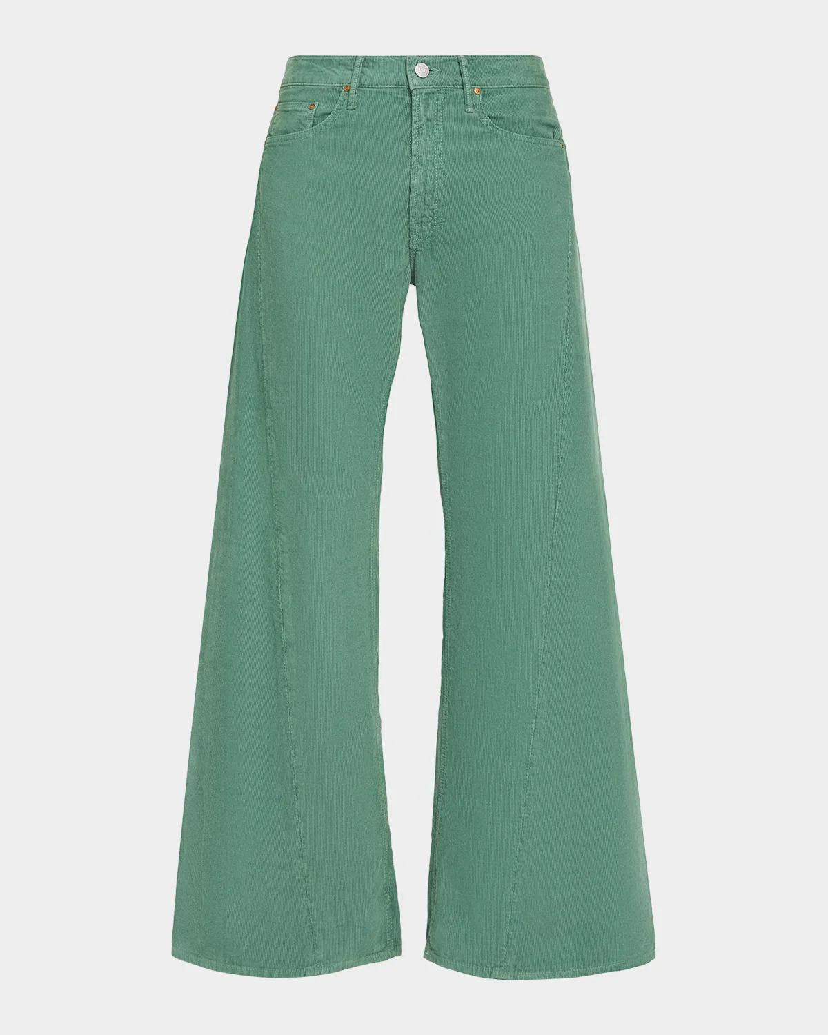 MOTHER The Lemon Twist Wide-Leg Pants