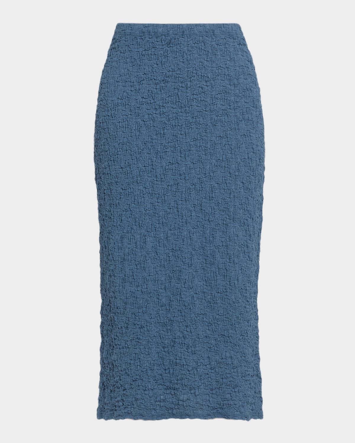 Eileen Fisher Stretch Knit Straight Midi Skirt