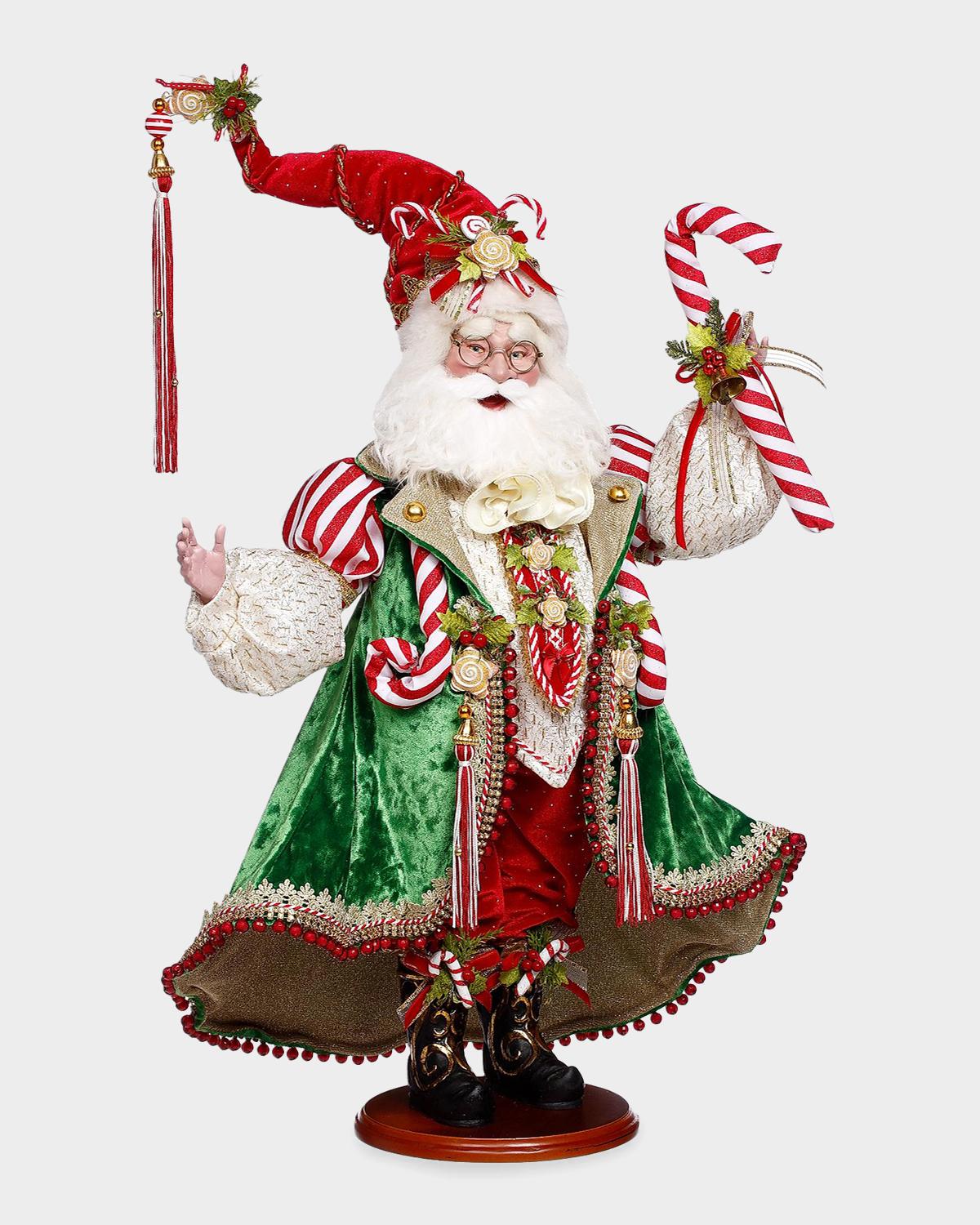 Mark Roberts Candy Cane & Cookie Santa Figure