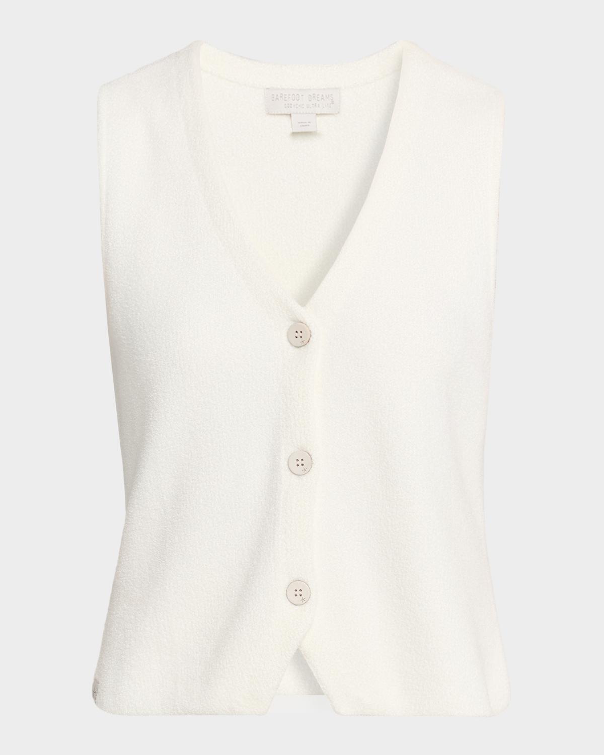 Barefoot Dreams CozyChic Ultra Lite Button-Front Vest