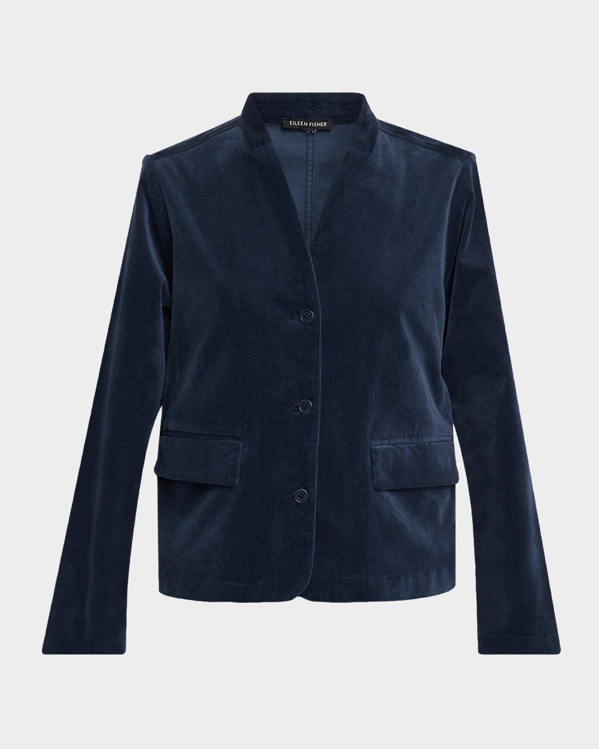 Eileen Fisher Button-Front Corduroy Jacket