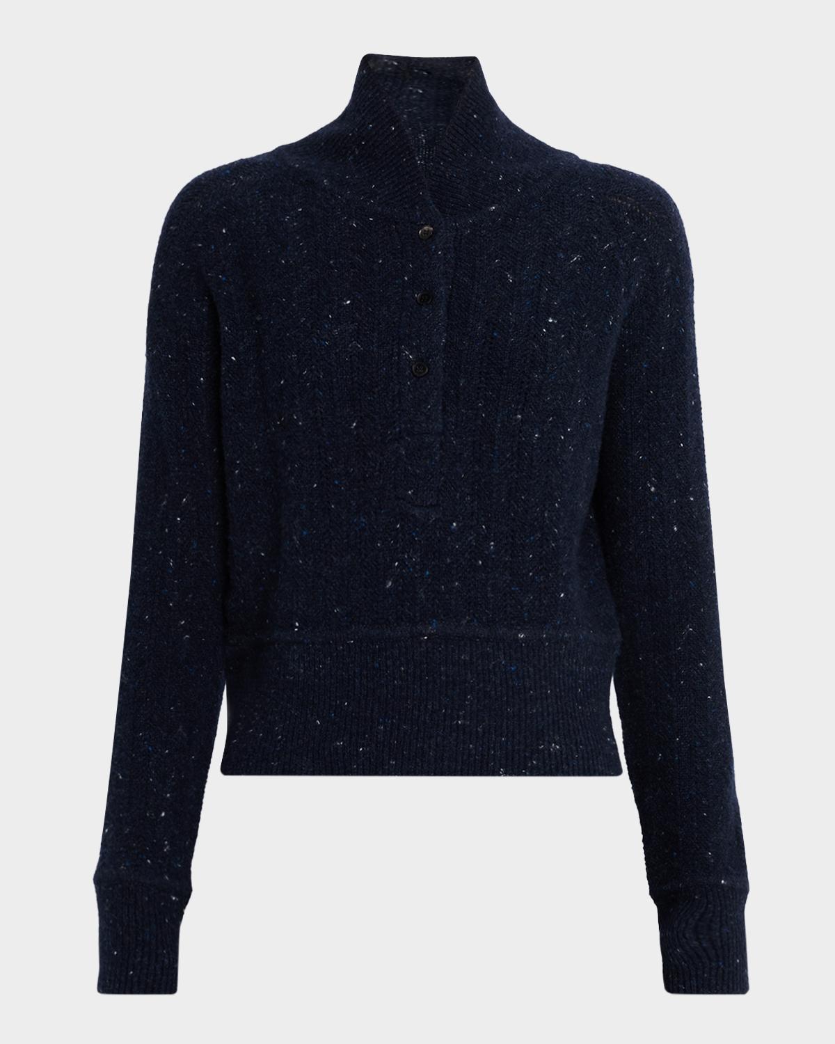 Co Wool-Cashmere Henley Sweater