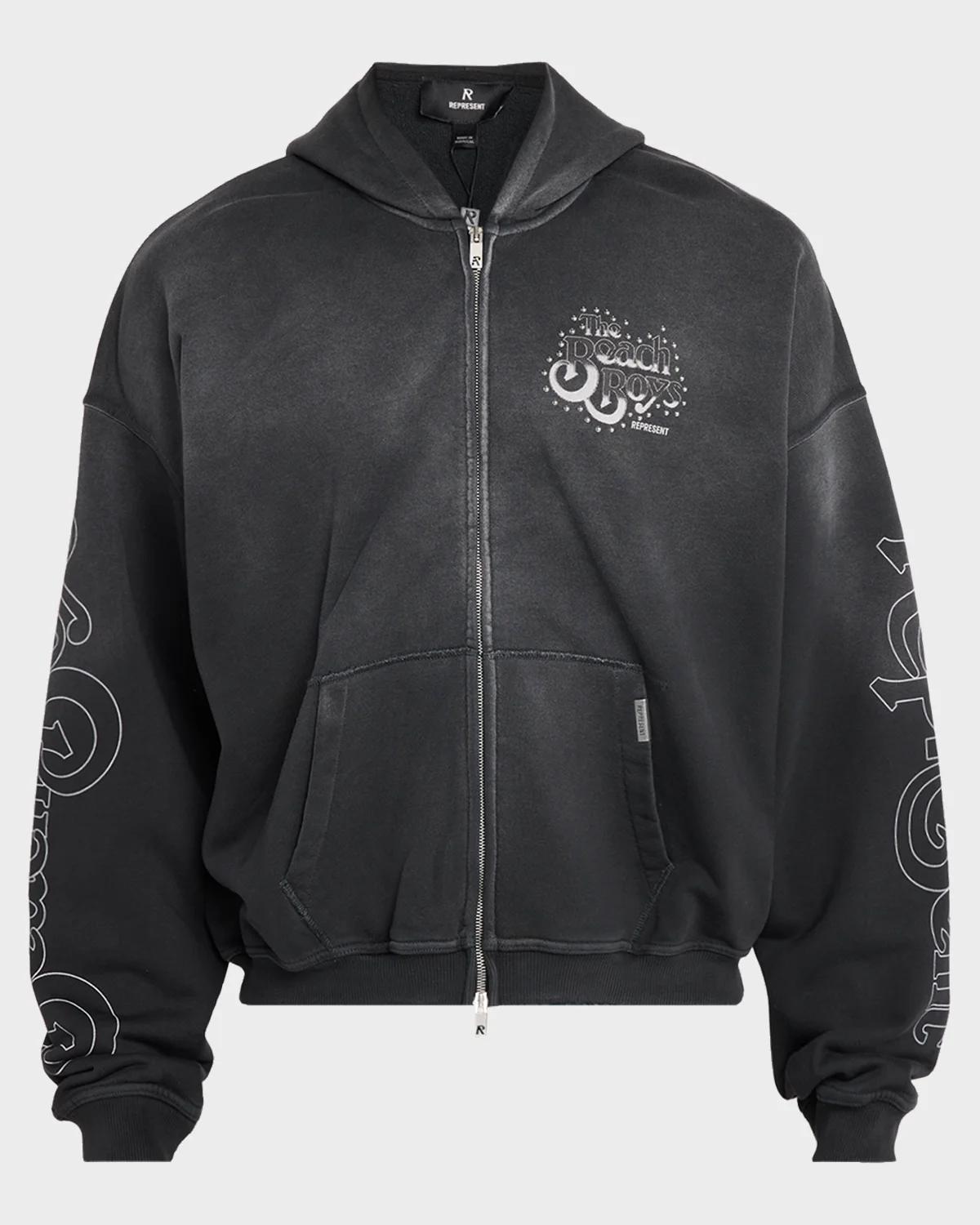 REPRESENT x The Beach Boys Men's Full-Zip Hoodie