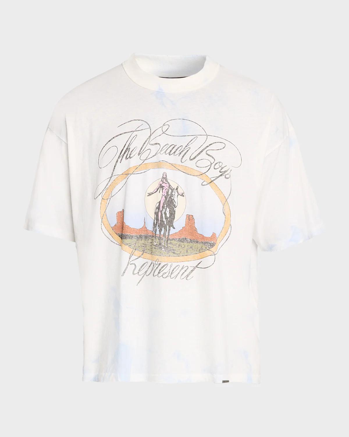 REPRESENT x The Beach Boys Men's Beach Boys Script T-Shirt