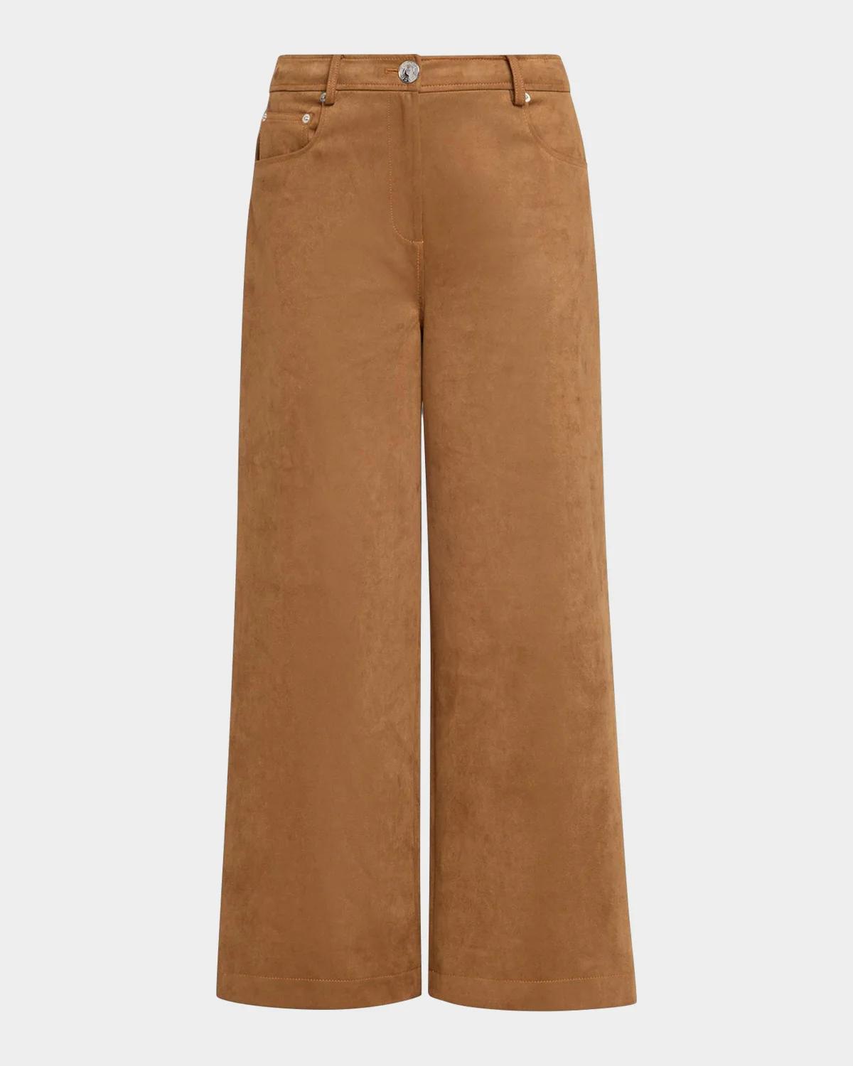 Toccin Blaire Cropped Wide-Leg Weekend Pants