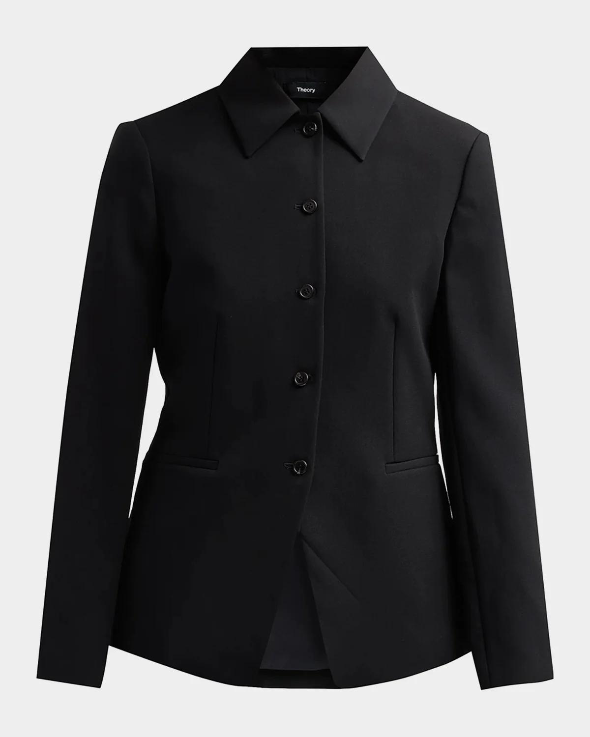 Theory Cutaway Single-Breasted Jacket