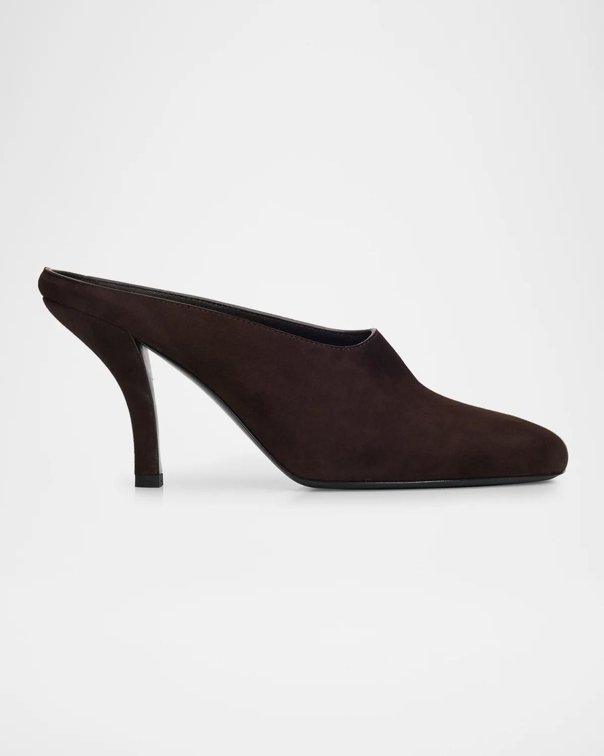 Toteme 35mm Contour Suede Mules